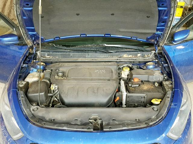 1C3CDFBA4DD346677 - 2013 DODGE DART SXT BLUE photo 7