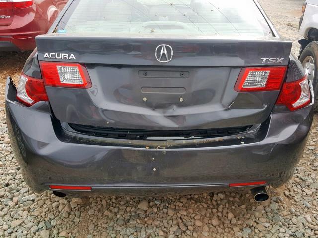 JH4CU2F66AC012399 - 2010 ACURA TSX GRAY photo 9