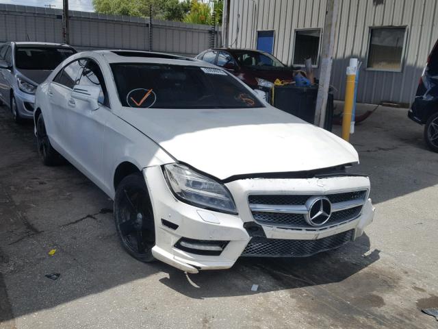 WDDLJ7DB6EA096691 - 2014 MERCEDES-BENZ CLS 550 WHITE photo 1