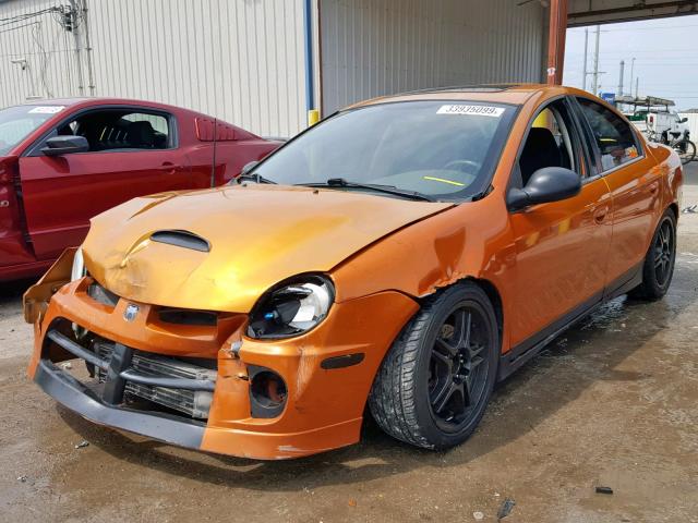 1B3ES66S55D113570 - 2005 DODGE NEON SRT-4 ORANGE photo 2