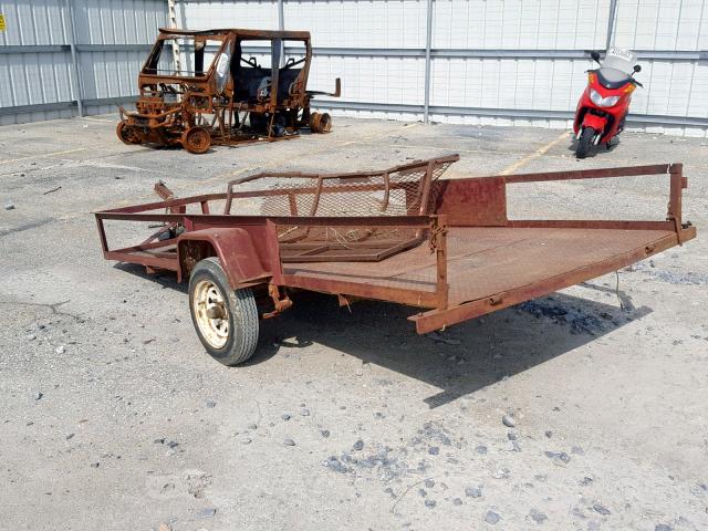 1CGTA1107N1140220 - 1993 TRAIL KING TRAILER BURGUNDY photo 4