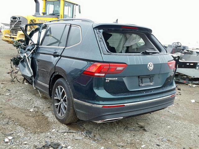 3VV2B7AX5JM207328 - 2018 VOLKSWAGEN TIGUAN SE GREEN photo 3