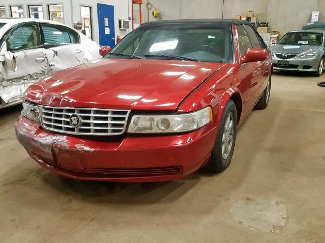 1G6KS54Y71U266404 - 2001 CADILLAC SEVILLE SL RED photo 2