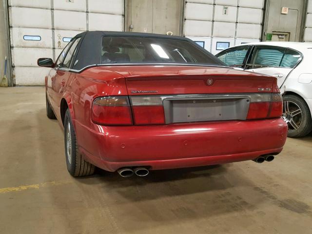 1G6KS54Y71U266404 - 2001 CADILLAC SEVILLE SL RED photo 3