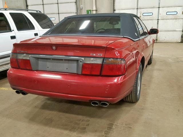 1G6KS54Y71U266404 - 2001 CADILLAC SEVILLE SL RED photo 4