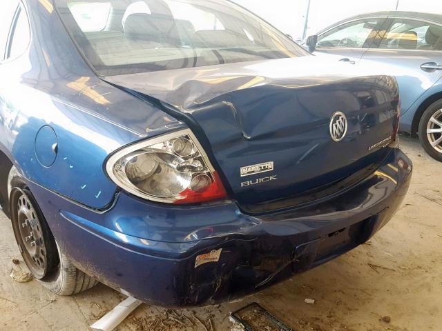 2G4WC582661100858 - 2006 BUICK LACROSSE C BLUE photo 9