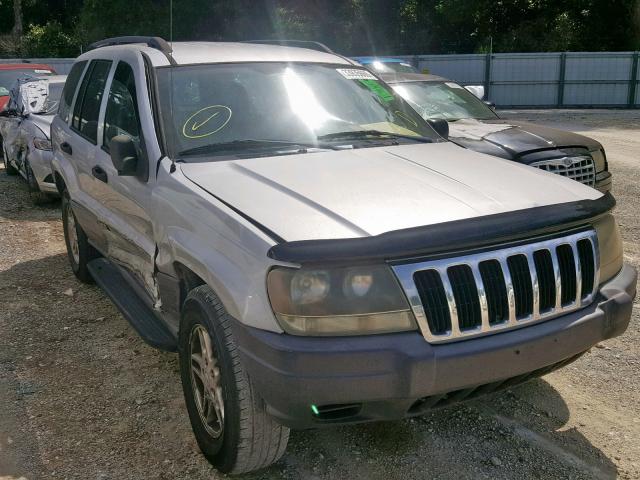 1J4GX48S13C500950 - 2003 JEEP GRAND CHER SILVER photo 1