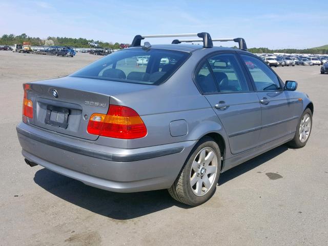 WBAEU334X5PN99558 - 2005 BMW 325 XI SILVER photo 4