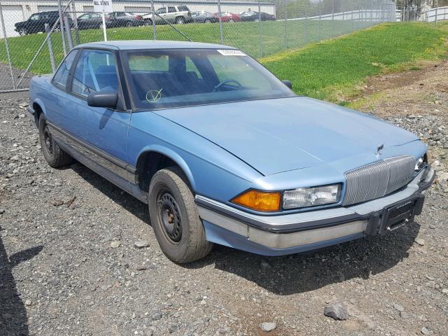 2G4WD14W7K1425172 - 1989 BUICK REGAL LIMI BLUE photo 1