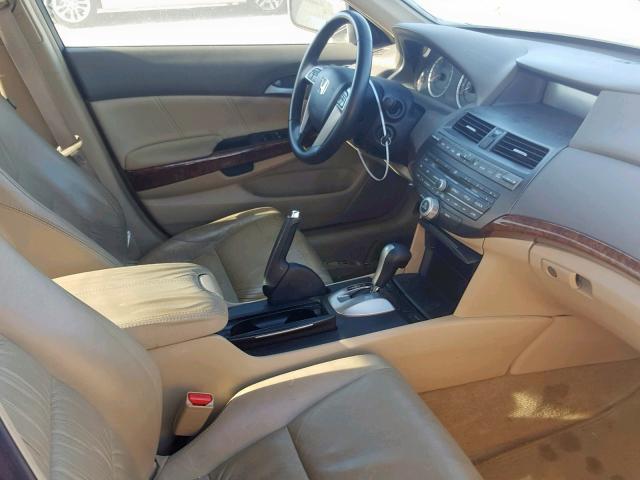 1HGCP36888A062955 - 2008 HONDA ACCORD EXL BLACK photo 5