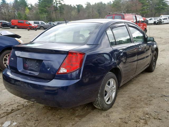 1G8AJ55FX7Z196945 - 2007 SATURN ION LEVEL BLUE photo 4