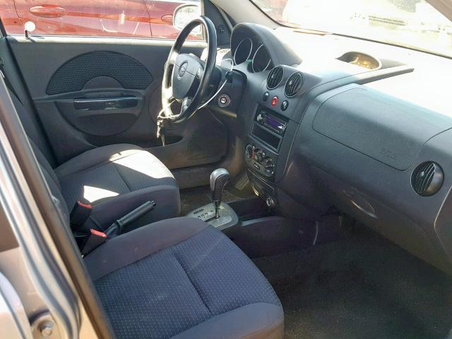 KL1TD66687B706428 - 2007 CHEVROLET AVEO BASE Qırmızı foto 5