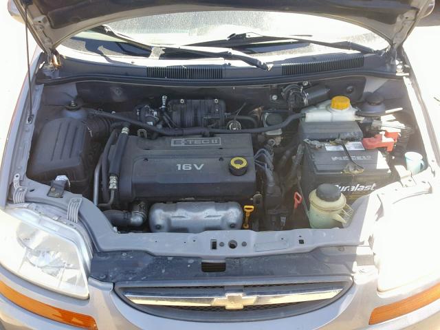 KL1TD66687B706428 - 2007 CHEVROLET AVEO BASE Qırmızı foto 7