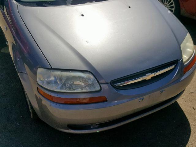 KL1TD66687B706428 - 2007 CHEVROLET AVEO BASE Qırmızı foto 9