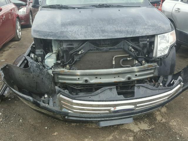 2FMDK4JC2ABB55639 - 2010 FORD EDGE SEL BLACK photo 9