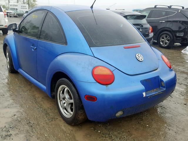 3VWBF61C3WM049179 - 1998 VOLKSWAGEN NEW BEETLE ლურჯი ფოტო 3