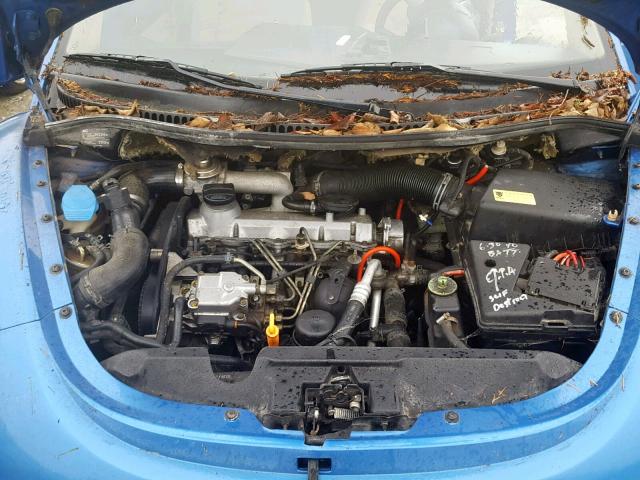 3VWBF61C3WM049179 - 1998 VOLKSWAGEN NEW BEETLE ლურჯი ფოტო 7