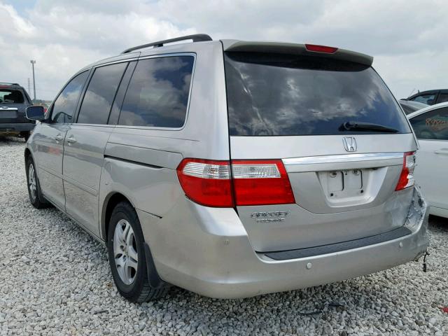 5FNRL388X7B067906 - 2007 HONDA ODYSSEY TO SILVER photo 3