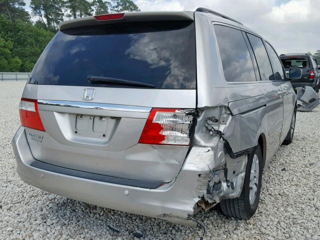 5FNRL388X7B067906 - 2007 HONDA ODYSSEY TO SILVER photo 4