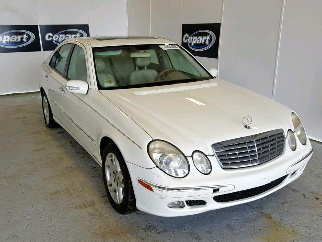 WDBUF65JX3A175034 - 2003 MERCEDES-BENZ E 320 WHITE photo 1