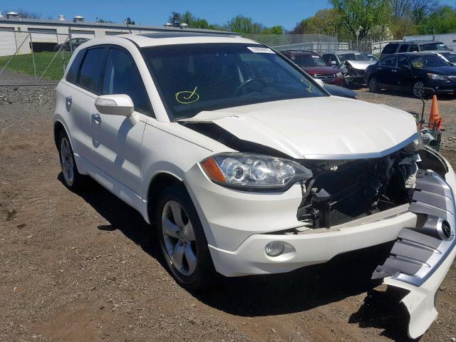 5J8TB18537A002831 - 2007 ACURA RDX TECHNO WHITE photo 1