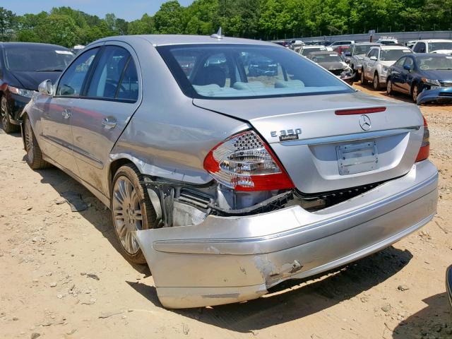 WDBUF56X97B121026 - 2007 MERCEDES-BENZ E 350 SILVER photo 3