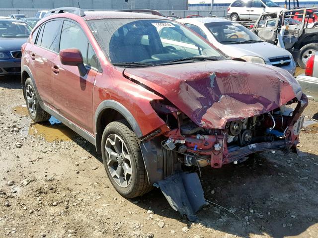 JF2GPAWC8E8248380 - 2014 SUBARU XV CROSSTR MAROON photo 1