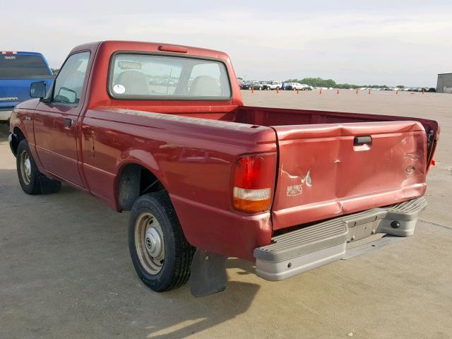 1FTCR10A8VTA55156 - 1997 FORD RANGER RED photo 3