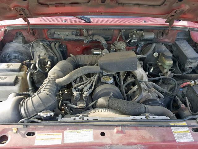 1FTCR10A8VTA55156 - 1997 FORD RANGER RED photo 7
