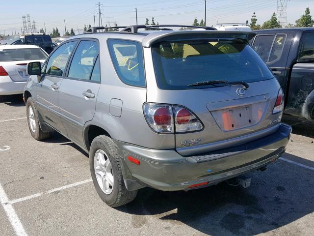 JTJHF10U510218167 - 2001 LEXUS RX 300 GRAY photo 3