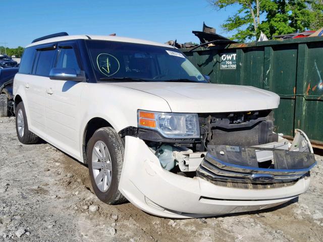 2FMGK5BCXABA39428 - 2010 FORD FLEX SE WHITE photo 1