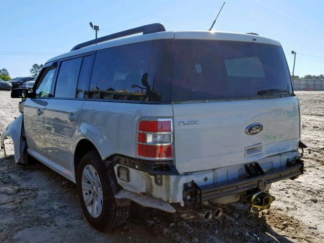 2FMGK5BCXABA39428 - 2010 FORD FLEX SE WHITE photo 3