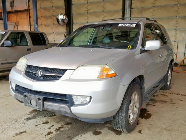 2HNYD18872H520843 - 2002 ACURA MDX TOURIN SILVER photo 2