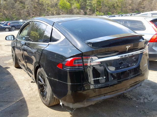 5YJXCDE40HF052847 - 2017 TESLA MODEL X BLACK photo 3