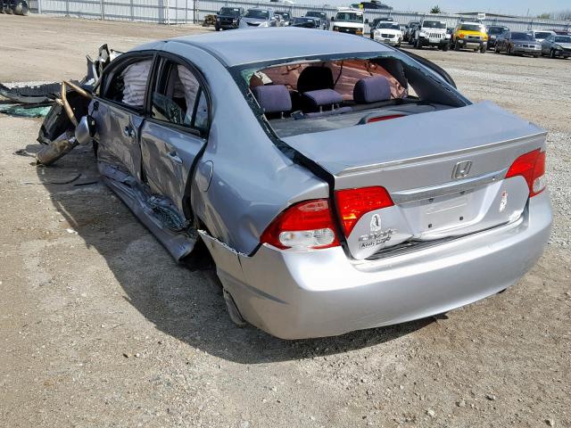 19XFA1F69AE017669 - 2010 HONDA CIVIC LX-S Gümüş foto 3