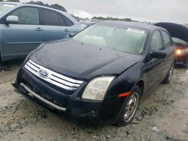 3FAFP07166R236011 - 2006 FORD FUSION SE BLACK photo 2