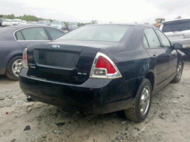 3FAFP07166R236011 - 2006 FORD FUSION SE BLACK photo 4