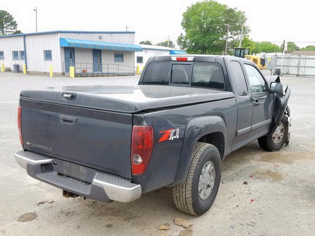 1GCDT49E388231230 - 2008 CHEVROLET COLORADO L BLACK photo 4