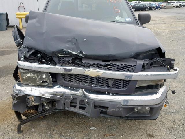 1GCDT49E388231230 - 2008 CHEVROLET COLORADO L BLACK photo 7