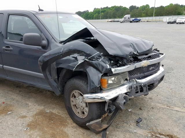 1GCDT49E388231230 - 2008 CHEVROLET COLORADO L BLACK photo 9