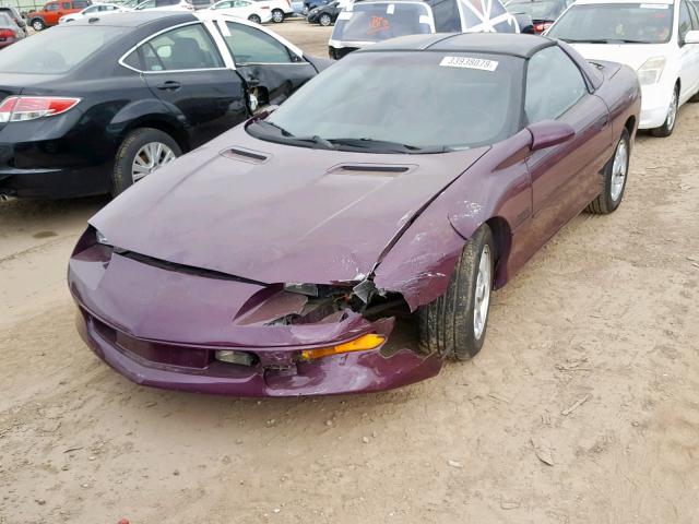 2G1FP22P8T2160523 - 1996 CHEVROLET CAMARO Z28 PURPLE photo 2