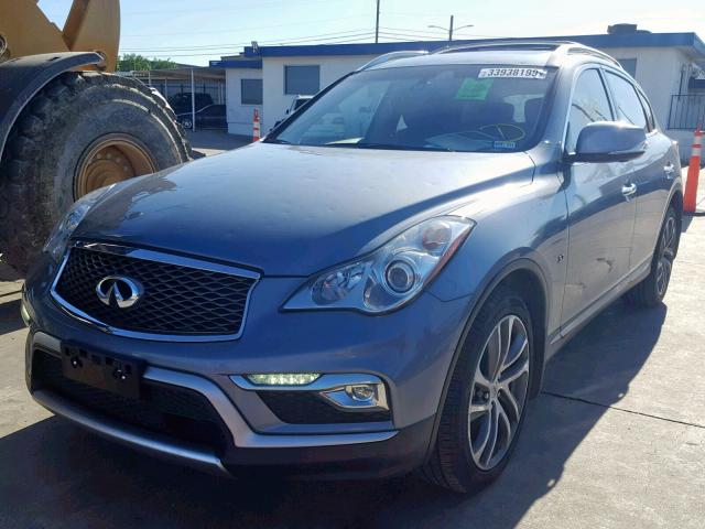 JN1BJ0RRXHM402882 - 2017 INFINITI QX50 TURQUOISE photo 2