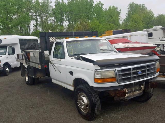 1FDLF47F9SEA31777 - 1995 FORD F SUPER DU WHITE photo 1