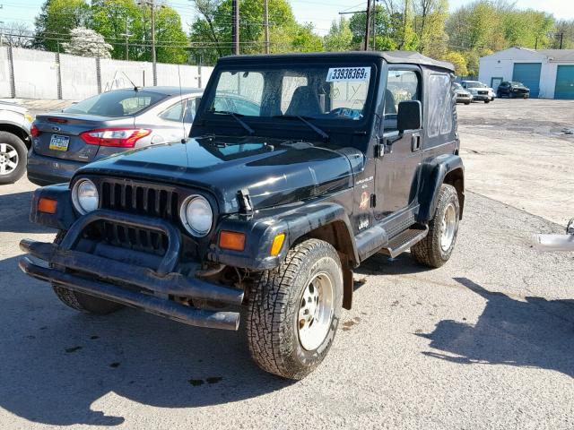 1J4FY49S1WP801190 - 1998 JEEP WRANGLER / BLACK photo 2