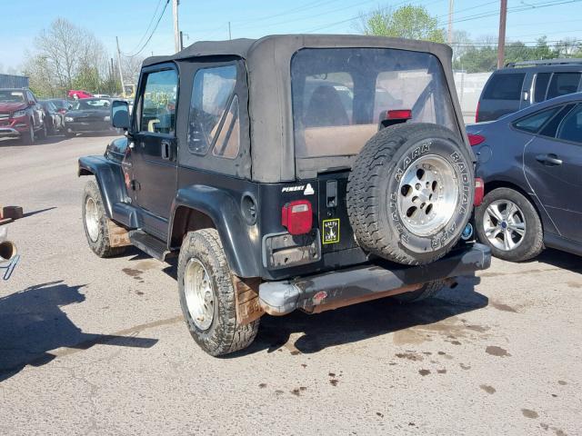 1J4FY49S1WP801190 - 1998 JEEP WRANGLER / BLACK photo 3