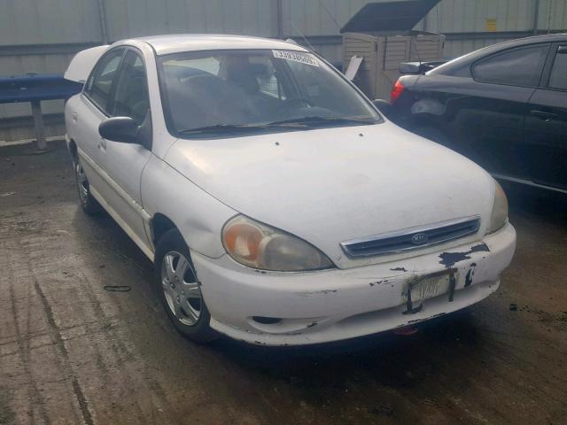 KNADC123516040804 - 2001 KIA RIO WHITE photo 1