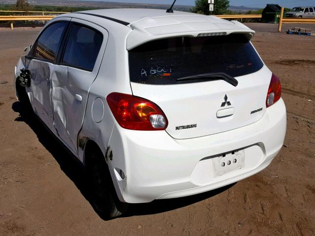 ML32A3HJ3FH032961 - 2015 MITSUBISHI MIRAGE DE WHITE photo 3