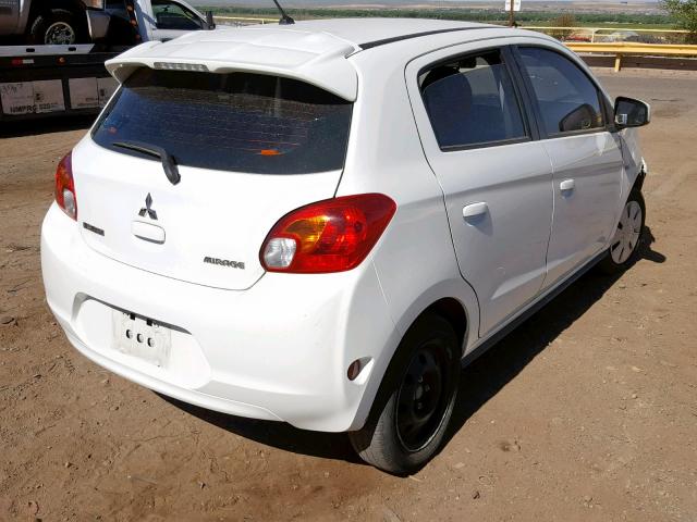 ML32A3HJ3FH032961 - 2015 MITSUBISHI MIRAGE DE WHITE photo 4