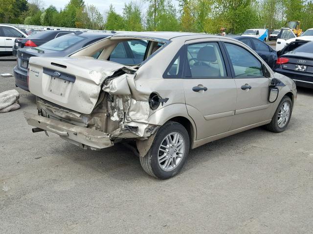 1FAFP34N77W288626 - 2007 FORD FOCUS ZX4 GOLD photo 4