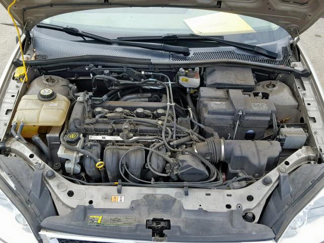 1FAFP34N77W288626 - 2007 FORD FOCUS ZX4 GOLD photo 7